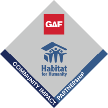 GAF Habitat For Humanity Community Impact Partnership logo